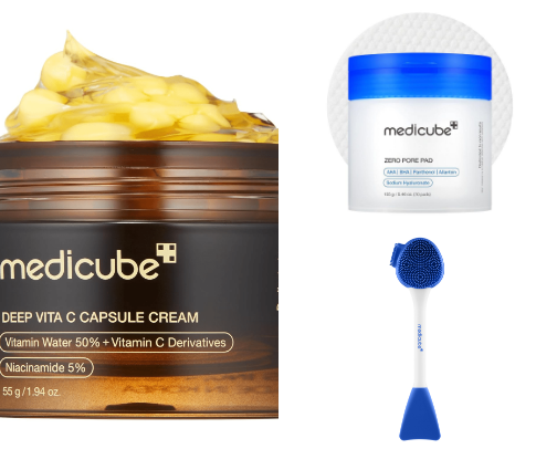 Hot girl skin care cover photo collage