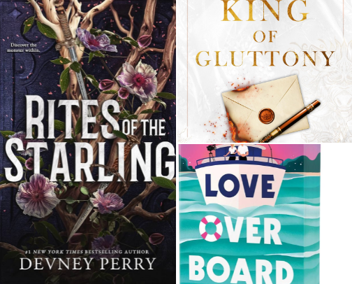 April 2026 releases for Books. cover photo collage