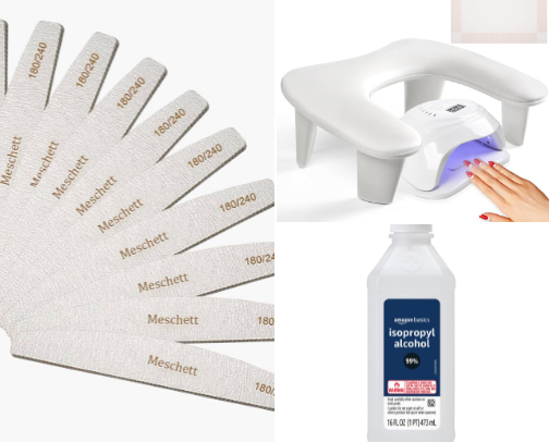 Amazon must have for nail techs cover photo collage