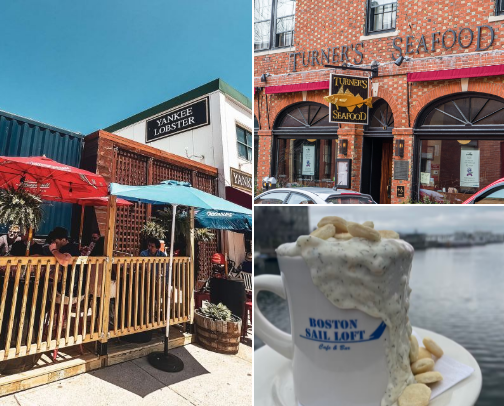 Chowder & Charm: Salem & Boston cover photo collage