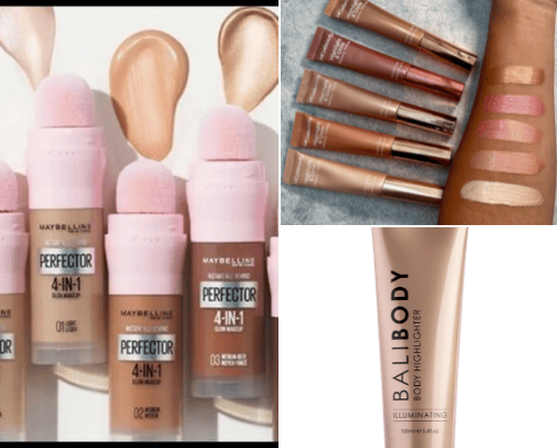 SHOP GLOW UP W ME cover photo collage