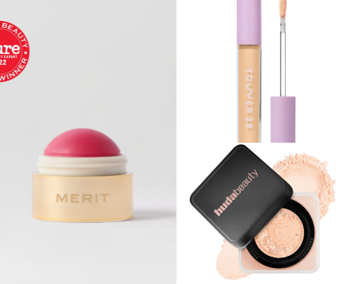 my minimalistic everday makeup recs!! cover photo collage