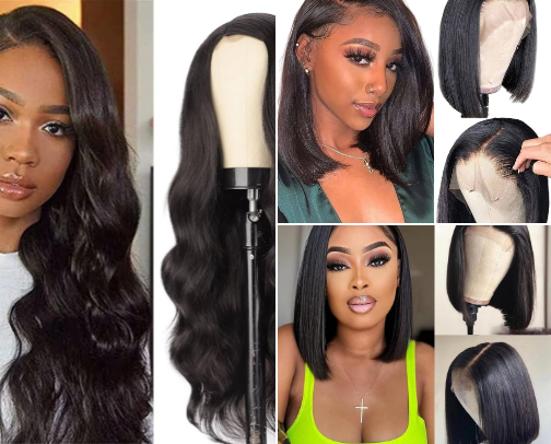 Wigs cover photo collage