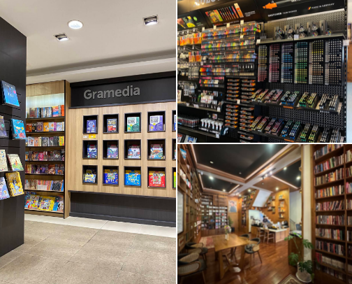 Art Stores, Bookstores, and Stationery Shops in Yogyakarta cover photo collage