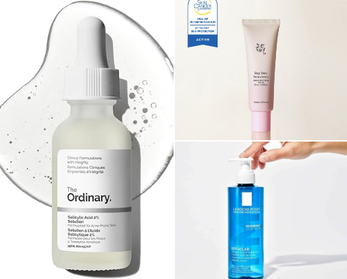 Beginner friendly skincare – for you, from me 💖 cover photo collage