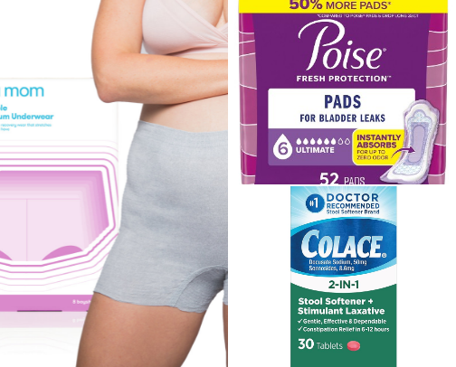 Labor/postpartum must needs !! cover photo collage