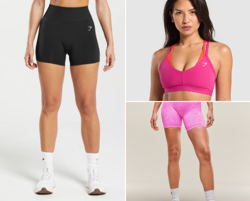 Gymshark cover photo collage