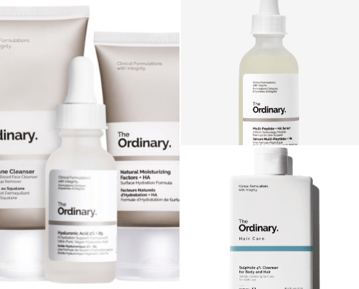 The Ordinary cover photo collage