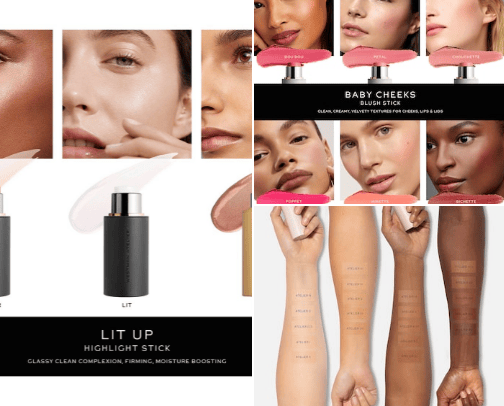 Makeup cover photo collage