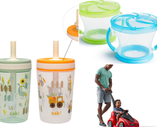 Must Have Toddler Items 🚜🏁🩵 cover photo collage