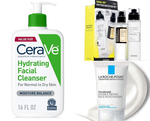 You finally stopped damaging your skin barrier and tried this routine instead. ✨🧴 cover photo collage