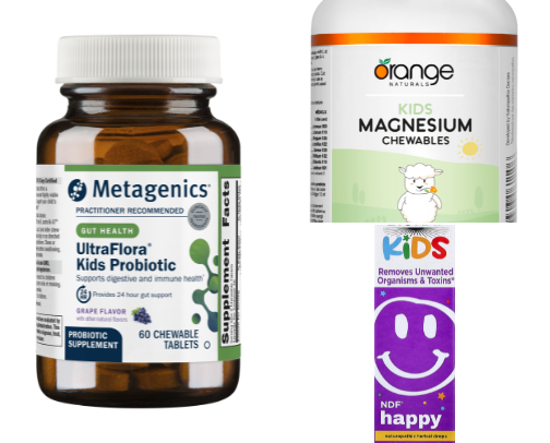 Natural Supplements/Medicine for KIDS cover photo collage
