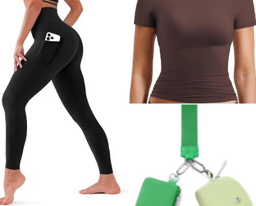@AMAZON BRAND BLUE MAPLE Tummy Control YOGA PANTS in a Variety of Colors, All things AMAZON get AMAZON PRIME and get your Items Delivered Quicker. I'm an Amazon Associate I get paid to promote For AMAZON Thank you cover photo collage