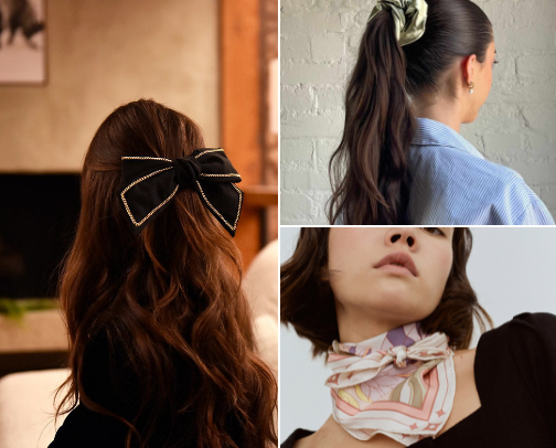 The Cutest Hair Accessories to Elevate Your Look! cover photo collage
