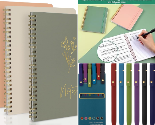 Aesthetic Stationary & Supplies for Those Who Journal cover photo collage