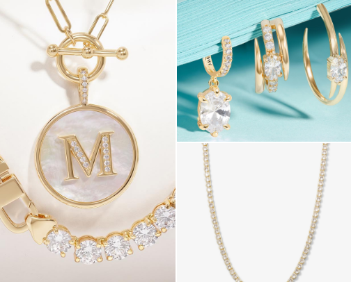 Melinda Maria jewelry cover photo collage