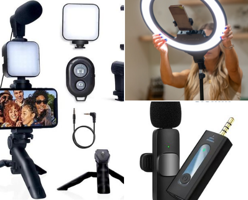 Must haves for content creation cover photo collage