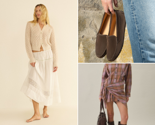 Bookstore Girl Fall Fashion: Corduroy, Loafers and Plaid Layers cover photo collage