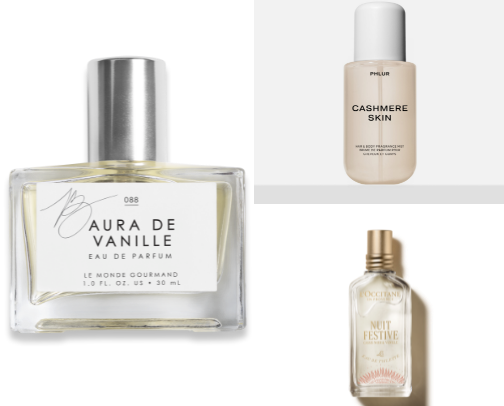 winter fragrances cover photo collage