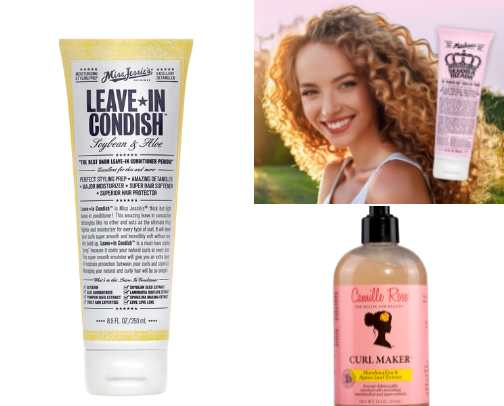 Curly hair routine cover photo collage