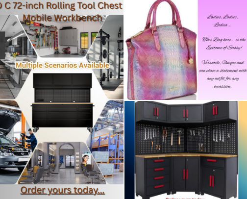 ** Men's top wants for their space, where ever that may be... cover photo collage