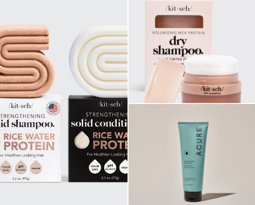 My low-toxic haircare essentials cover photo collage