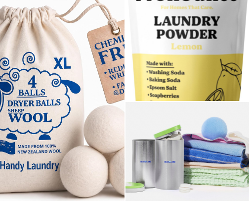Non-Toxic Laundry | Detergent & Swaps cover photo collage