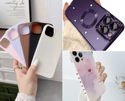 Cases 📱🌸 cover photo collage