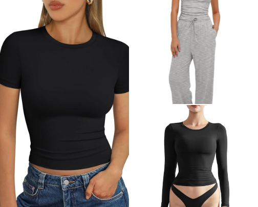Amazon clothing favorites cover photo collage