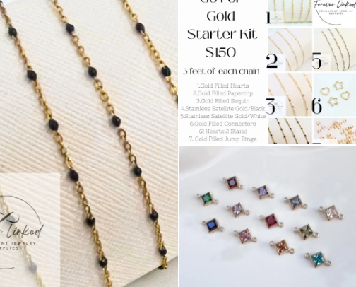 Permanent Jewelry cover photo collage