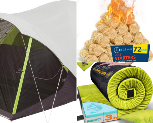 Things to make camping more enjoyable cover photo collage