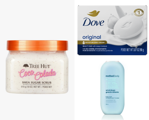 The best shower products as a baddie on a budget! cover photo collage