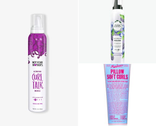 curly girl tried and true holy grails 👩🏽‍🦱 cover photo collage