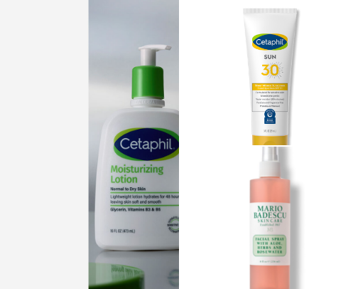 what to use if you want clear glowy skin🌸 cover photo collage