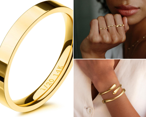 Clean Girl Gold cover photo collage