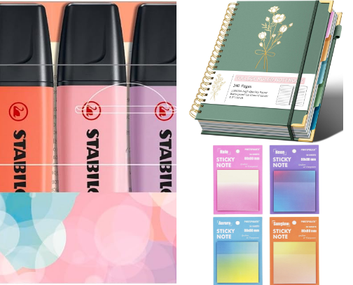 University student must haves - studying favorites 💕📚 cover photo collage
