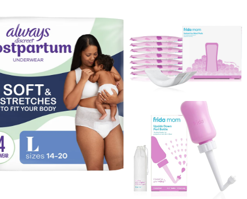Postpartum essentials to help mom 🫶🏼 cover photo collage