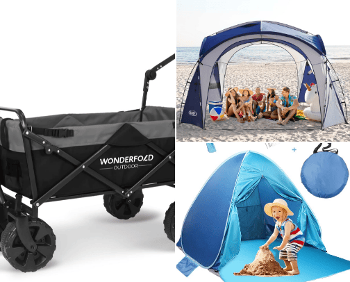 Beach Necessities 🏝️ cover photo collage