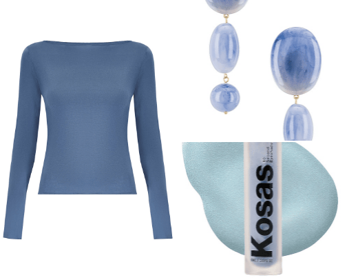 50 shades of blue cover photo collage