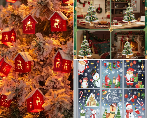 Temu New Year & Christmas Essentials cover photo collage