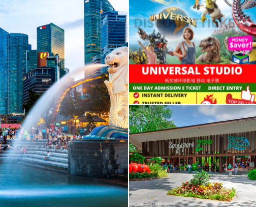 🏙️ Top Tourist Attractions in Singapore cover photo collage
