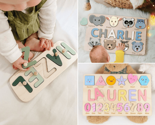 Baby toys cover photo collage