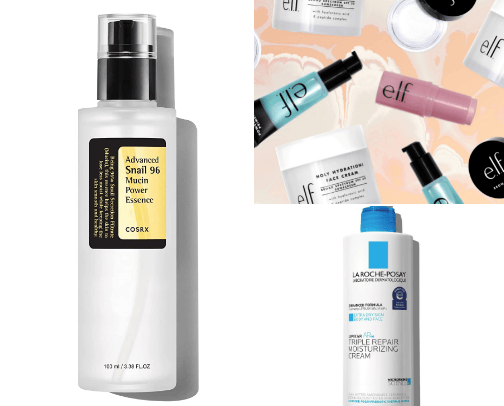 Skincare cover photo collage