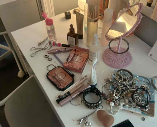 makeup routine cover photo collage