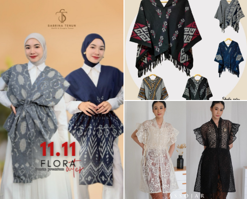 Batik/Bohemian/Tenun/kebaya etc cover photo collage