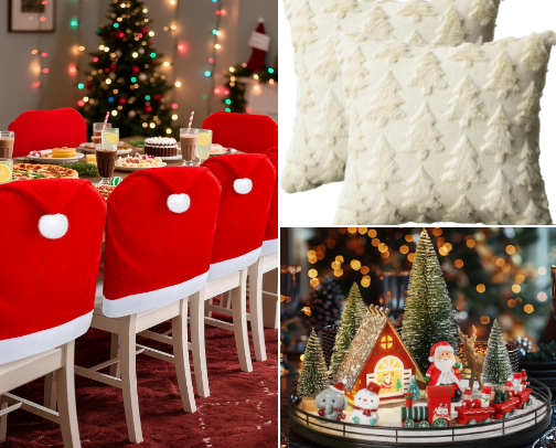 Christmas decor home cover photo collage