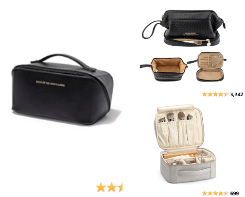 Travel organizer bag cover photo collage