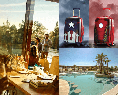 Travel cover photo collage