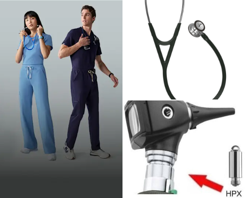 Items for healthcare workers cover photo collage