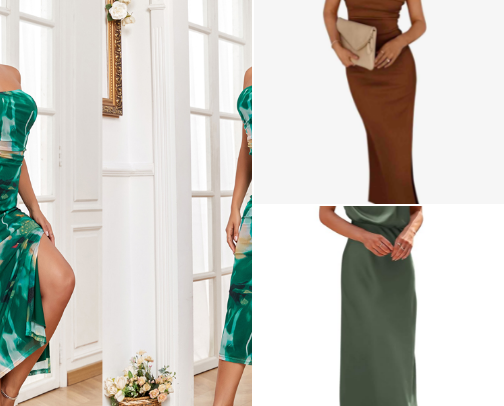 Affordable and Highly Rated Wedding Guest or Vacation Holiday Dresses cover photo collage